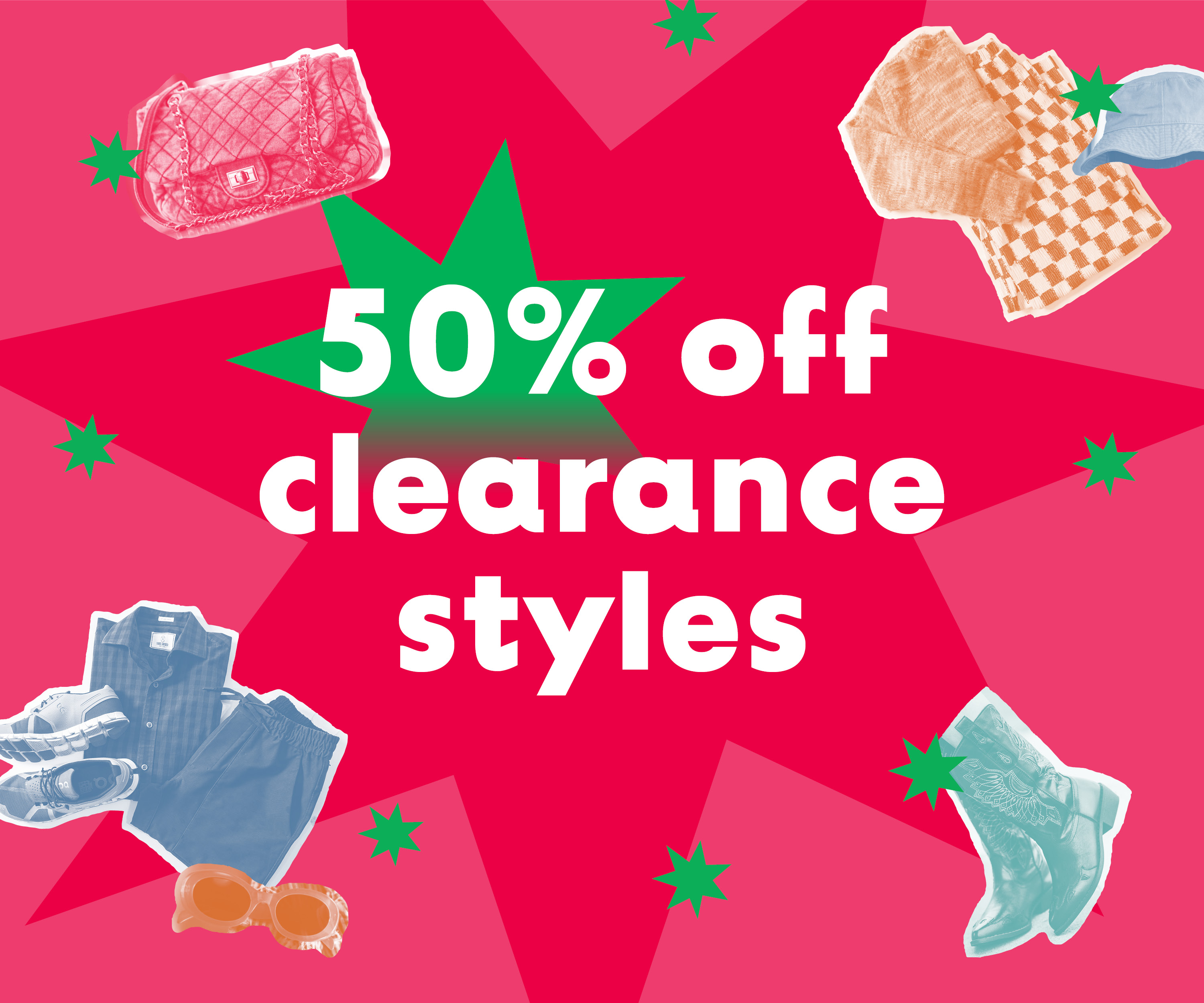 50% Off Clearance